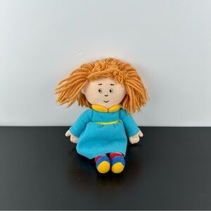 Caillou Rosie Doll Plush 8” PBS Cinar 1999 Little Sister TV Show Kids